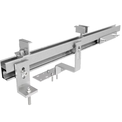 Natürliche Silber Solar Mini-Rail Montage-Anschluss Schiene Splice Solar Racking System