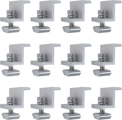 Aluminium Solar Montage Mittelklemme mit 1,5KN/m2 Schneelast und Andoisierte Behandlung