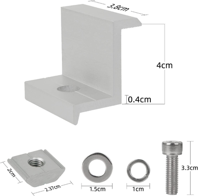 Schneebelastung 1,5KN/m2 AS/NZS Standard-Solarstütze für Pantile-Tagel-Dachverstellbarer Haken