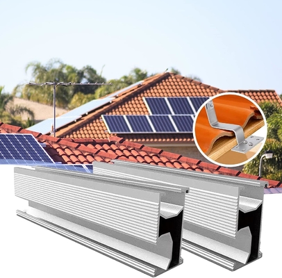 Metalldach Solarpaneel Bergung Halterung Naturaluminium Dachhaken für Windbelastung 60m/s