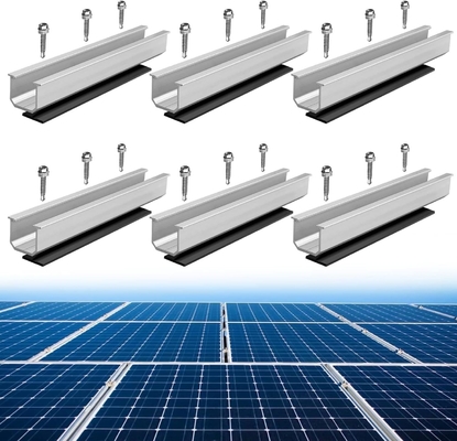 Aluminium Solar Metall Zinn Dach Montage System für Schienen L Fußklemme Erdung Clip Erdung Lug