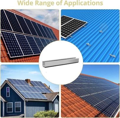 Aluminium Solar Metall Zinn Dach Montage System für Schienen L Fußklemme Erdung Clip Erdung Lug