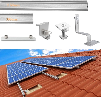 60 m/s Windlast Solarpanel Schienenspalte für eine einfache Installation auf dem Dach Montage System