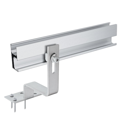 1.4KN/m2 Schneelast Anodisierte Solarmini-Schiene für Solardachmontage-System-Schiene