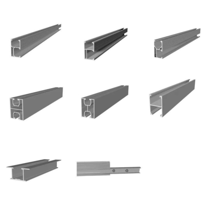 1.4KN/m2 Schneelast Anodisierte Solarmini-Schiene für Solardachmontage-System-Schiene