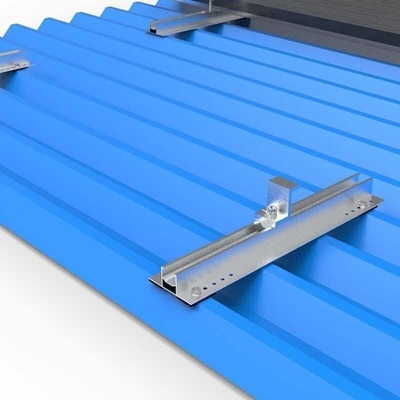 1.4KN/m2 Schneelast Anodisierte Solarmini-Schiene für Solardachmontage-System-Schiene