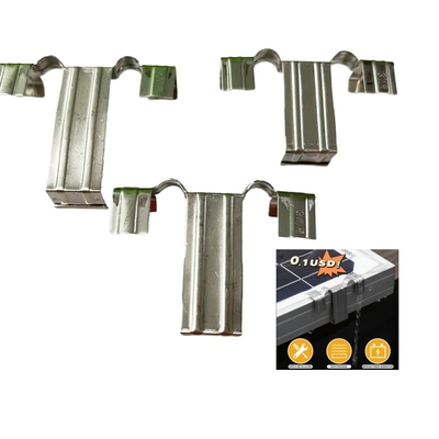 Kohlenstoffstahl-Solar-Mittelklemm-Rekker mit AS/NZS-Standard-Solar-Abfluss-Clip
