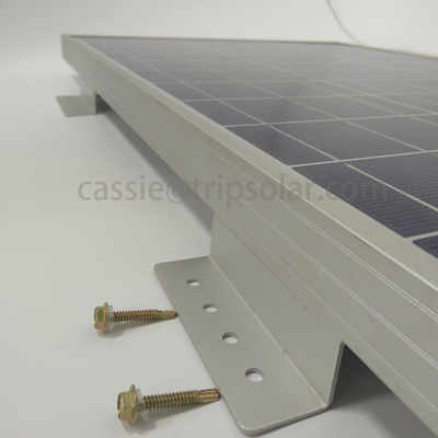 Hot-Dip Galvanized Z-Behälter für RV Solar Panel Kit Einfache Installation garantiert