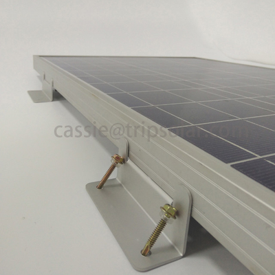 Natürliches Silber oder schwarzes warmgewalztes Solarpanel Z-Brakett für RV-Systeme