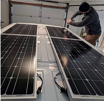 Natürliches Silber oder schwarzes warmgewalztes Solarpanel Z-Brakett für RV-Systeme