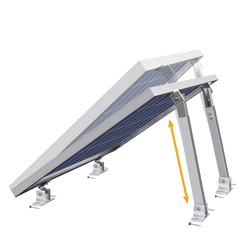 Vor- und Hinterbeinstützungsstütze für ein Winkelverstellbares Solarpanel-Rack