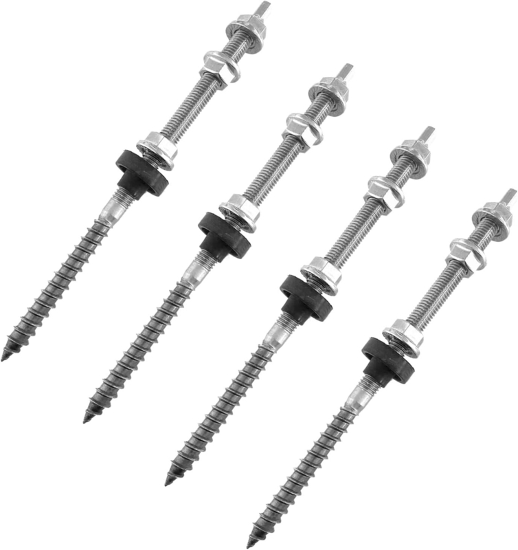 Schneebelastung 1,4KN/m2 M10*200 Solar-Bodenschrauben aus Aluminium und Edelstahl 304
