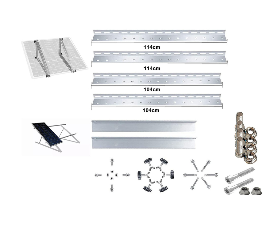 Sonnenenergieverstellbare Mittelklammer für ein flaches, stehendes Dachsystem mit Flachhalter