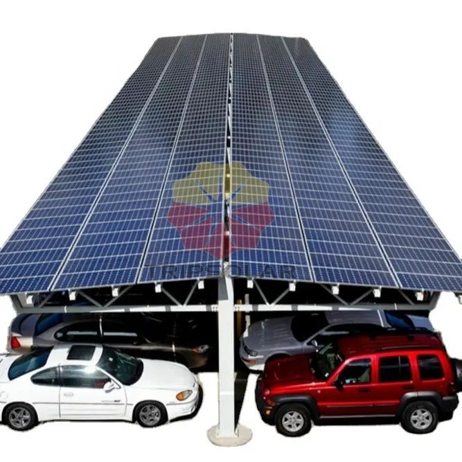 Q235 Stahl-Solar-Carport-Strukturen mit CE-Zertifizierung und Schneelast von 1,4 KN/m2