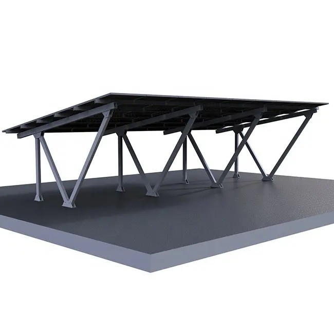 Schneider oder Anpassung AL6005-T5 Solar Carport mit Platten Parkplatz Regal Struktur
