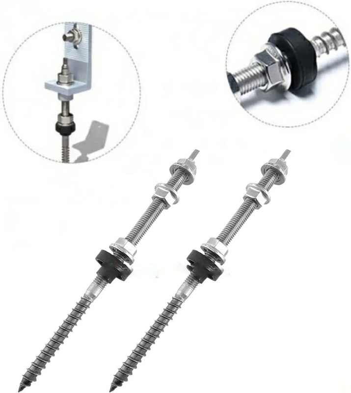 SUS304 Doppel-End-Dowel-Schraube für Metalldecke M10 Doppel-Dreh-Tappen-Hängeschraube