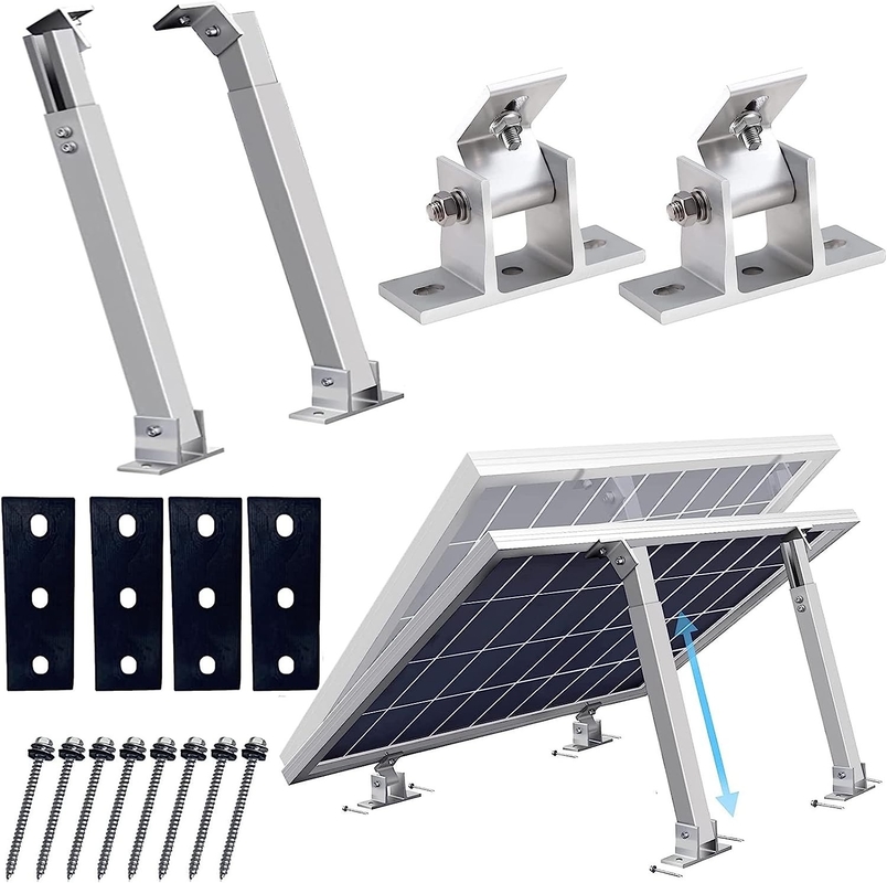 Anodisierte Sonnenkollektorhalterung für Flachdach- und Wandmontage