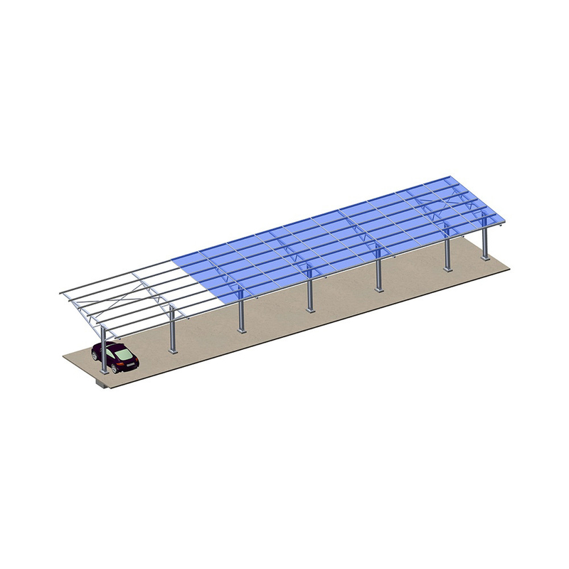 Aluminium Solar Carport Montage Kit für Windlast 60m/s Solar Canopy Connector System
