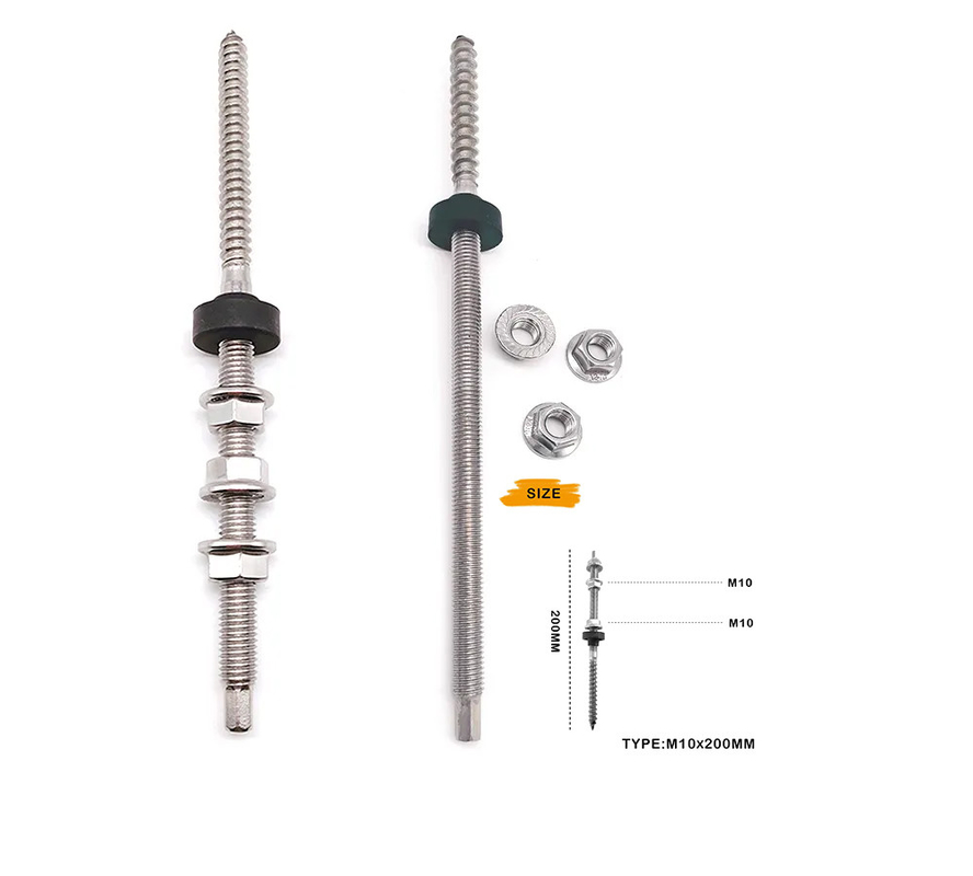 Flat Tile Solar Roof Hook SUS Montage Struktur 25YRS Lebensdauer und verschiedene Größen