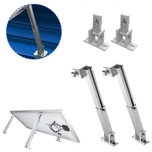 Silberne oder schwarze Aluminiumhalterungen für Solarkolbenhalter