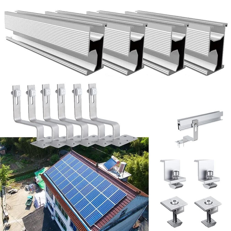 Ein starkes und unkompliziertes PV-Solarpanel mit Anodisierten Aluminium-Rail-Kits