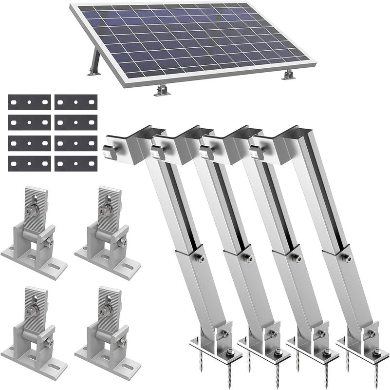 Aluminium-Andized Solar Panel Montage Halterung für die schnelle Installation auf flache Fliesendach